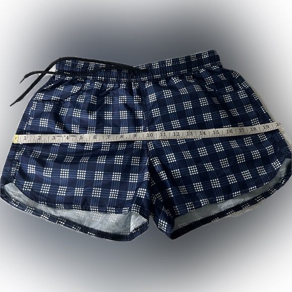 Women’s Navy Checkered Shorts - Picture 3 of 7